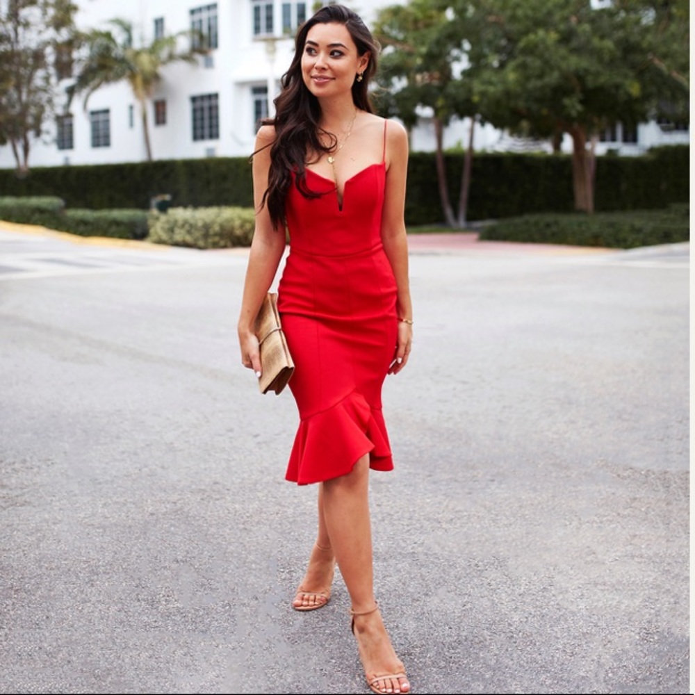 Nicholas Flared Midi Dress